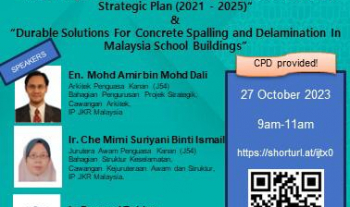 Series 2: Knowledge Sharing for CEO@Faculty Programme by JKR Malaysia Speakers on 27th October 2023 hosted by Faculty of Civil Engineering Technology, UMPSA